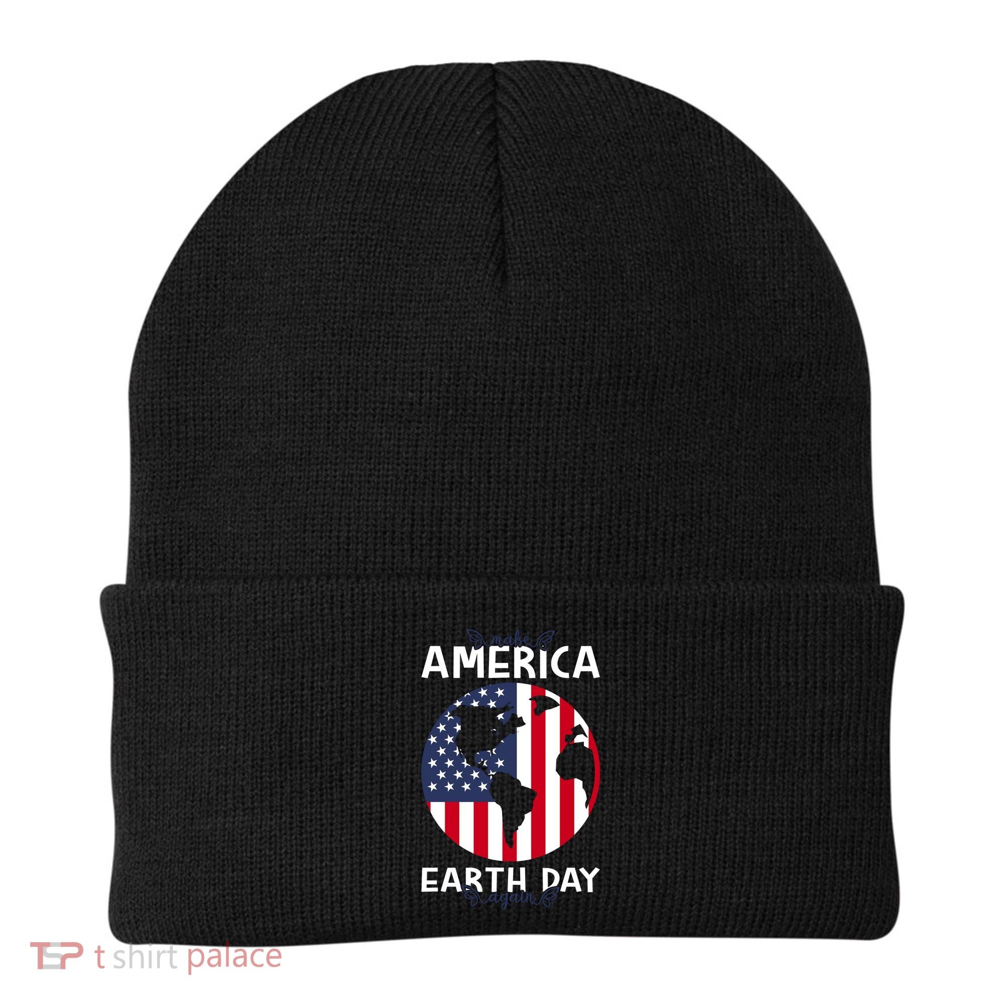 America Earth Day Beanie
