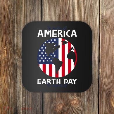 America Earth Day Coaster