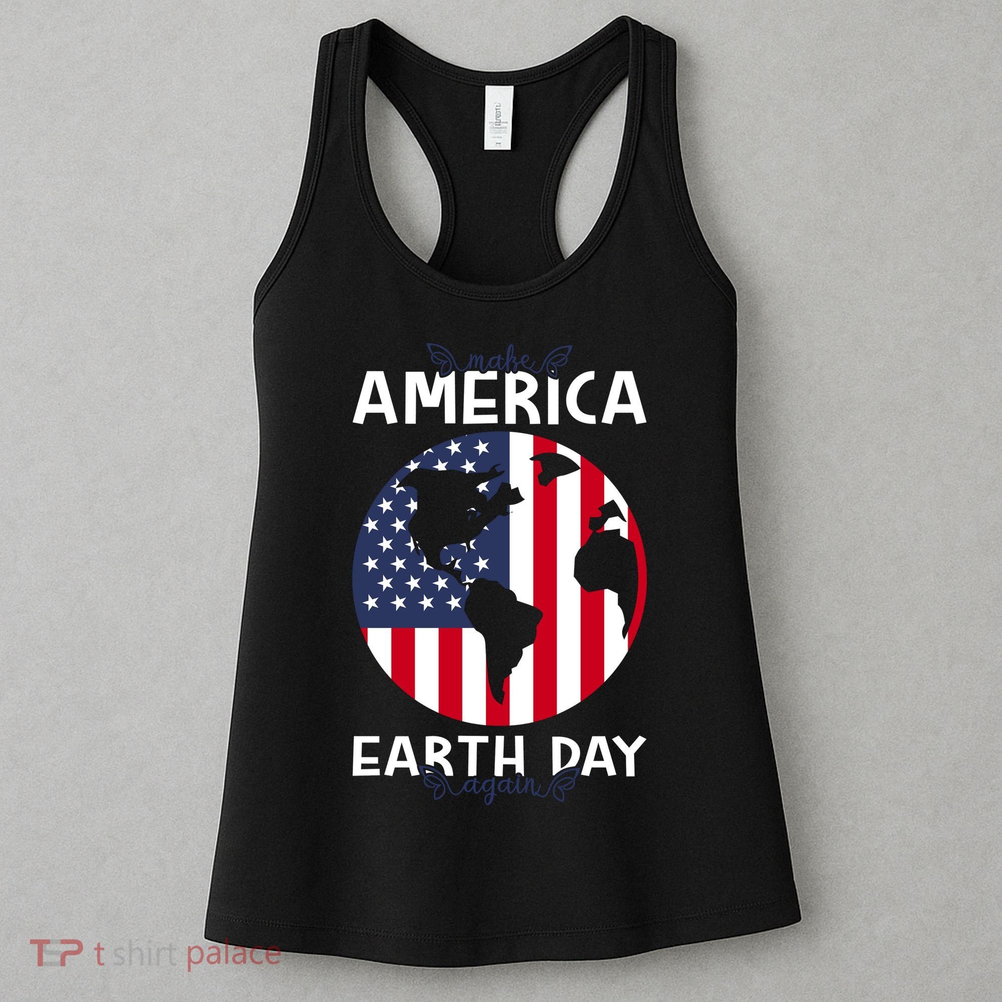 America Earth Day Women's Tank Top