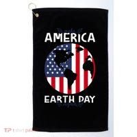 America Earth Day Golf Towel thumb 0