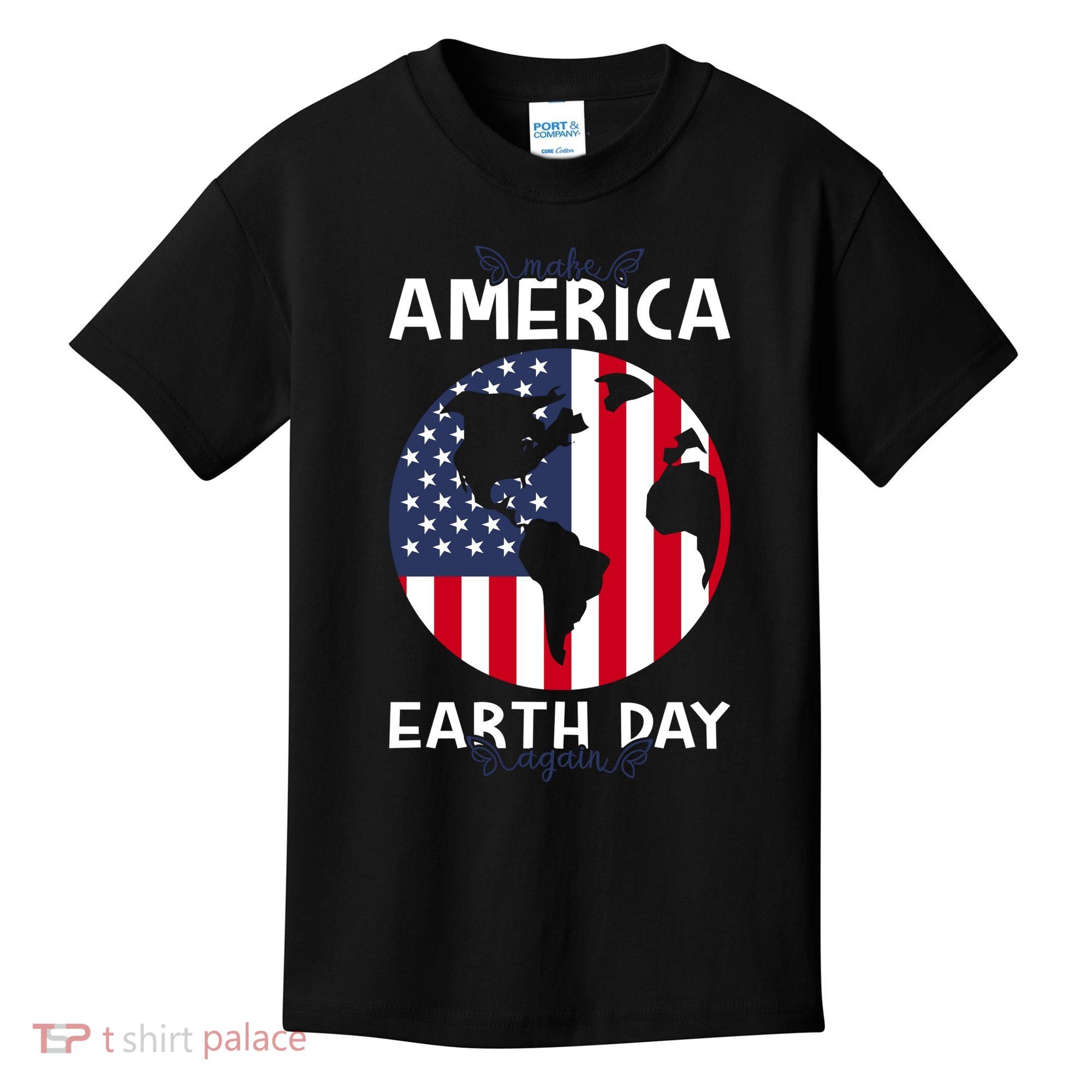 America Earth Day Kids T-Shirt