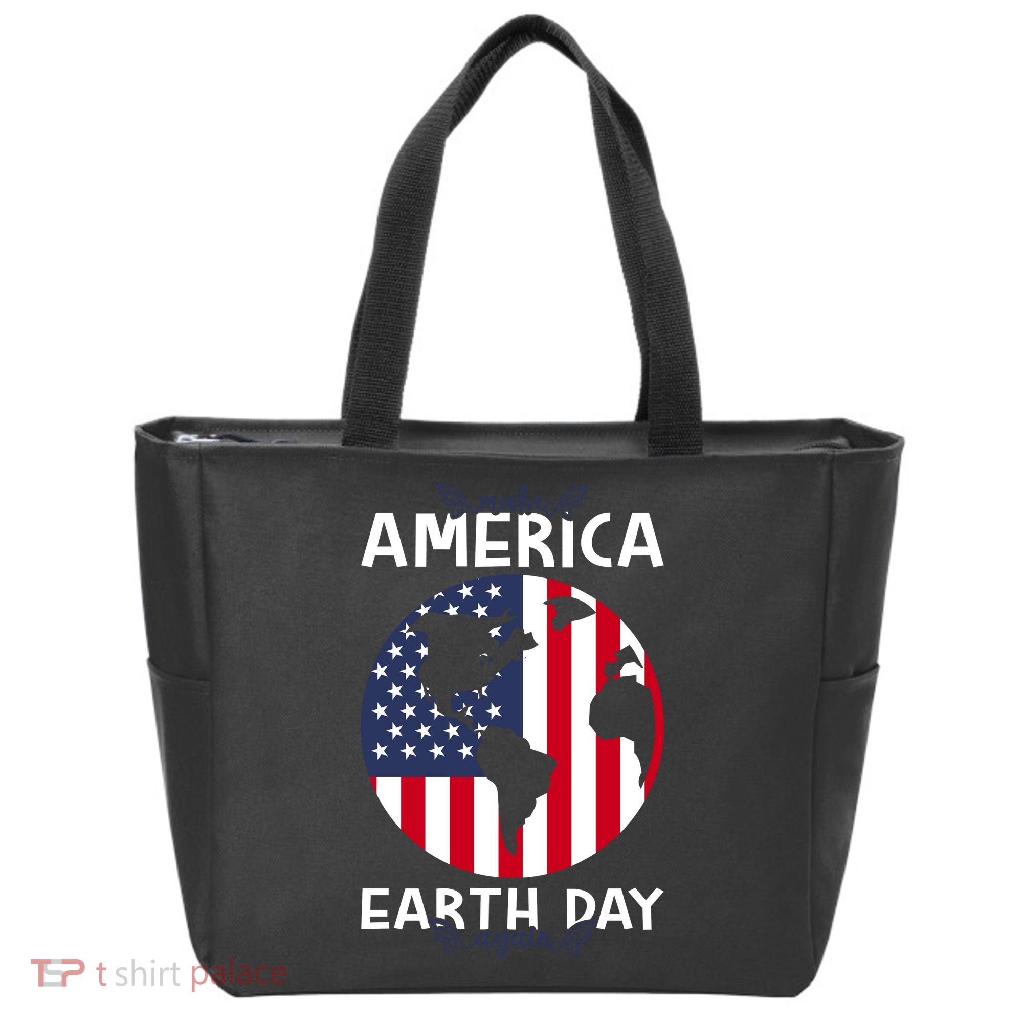 America Earth Day Tote Bag