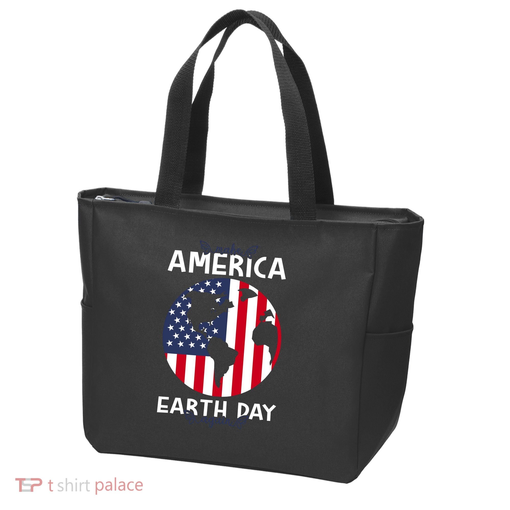 America Earth Day Tote Bag