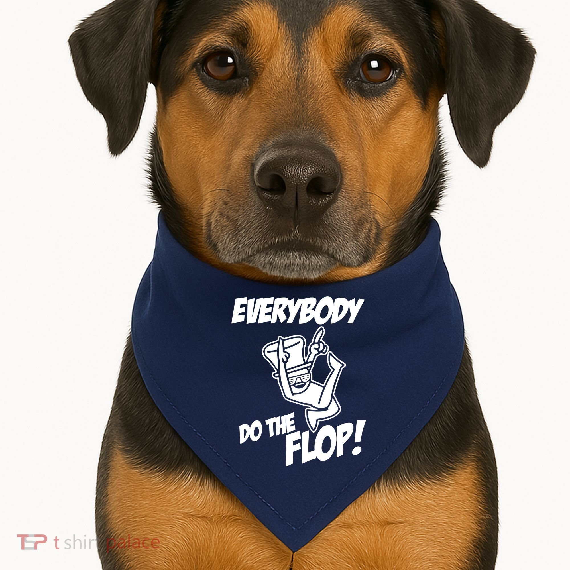 ASDF EVERYBODY DO THE FLOP(2) USA-Made Doggie Bandana