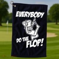 ASDF EVERYBODY DO THE FLOP(2) Golf Towel thumb 1