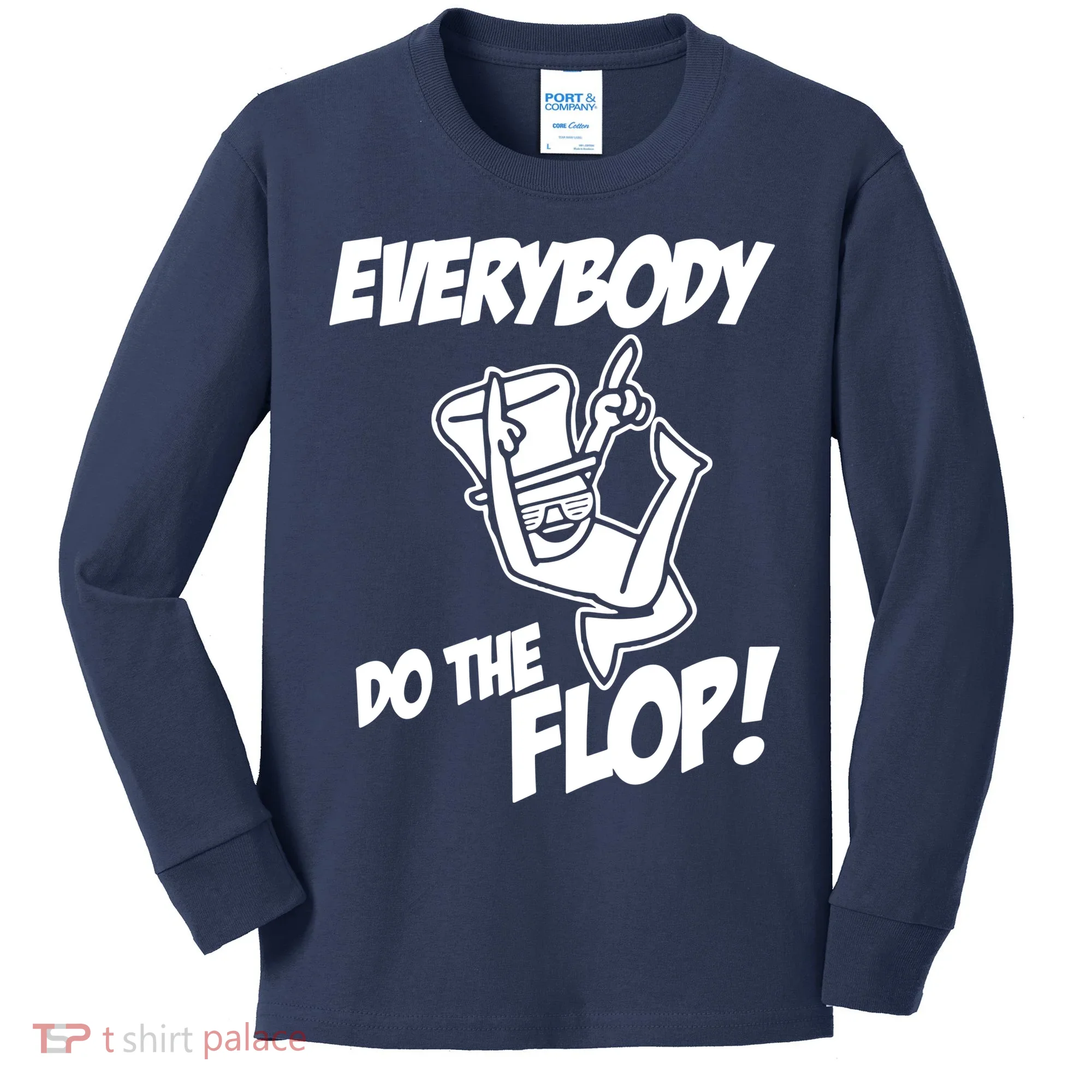 ASDF EVERYBODY DO THE FLOP(2) Kids Long Sleeve Shirt