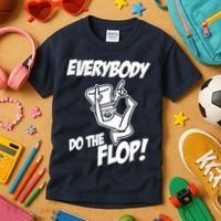 ASDF EVERYBODY DO THE FLOP(2) Kids T-Shirt thumb 3