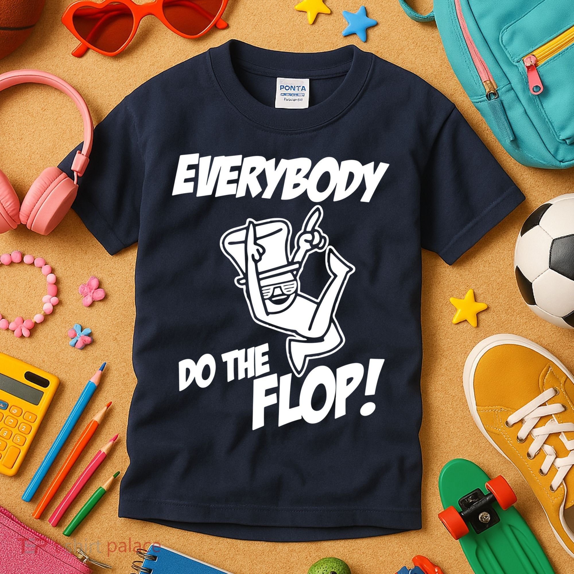 ASDF EVERYBODY DO THE FLOP(2) Kids T-Shirt