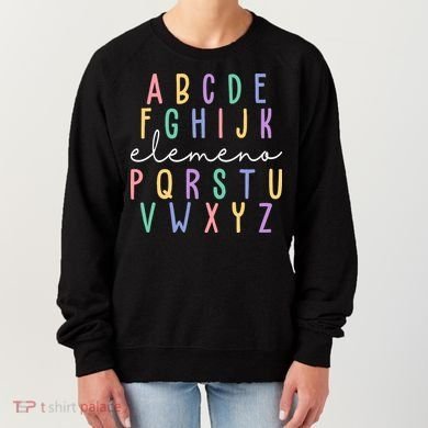 ABC ELEMENO Funny Alphabet Women's Sweatshirt