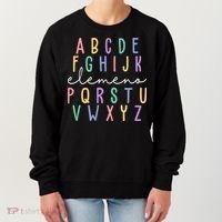 ABC ELEMENO Funny Alphabet Women's Sweatshirt thumb 0