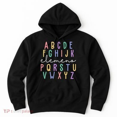 ABC ELEMENO Funny Alphabet Hoodie