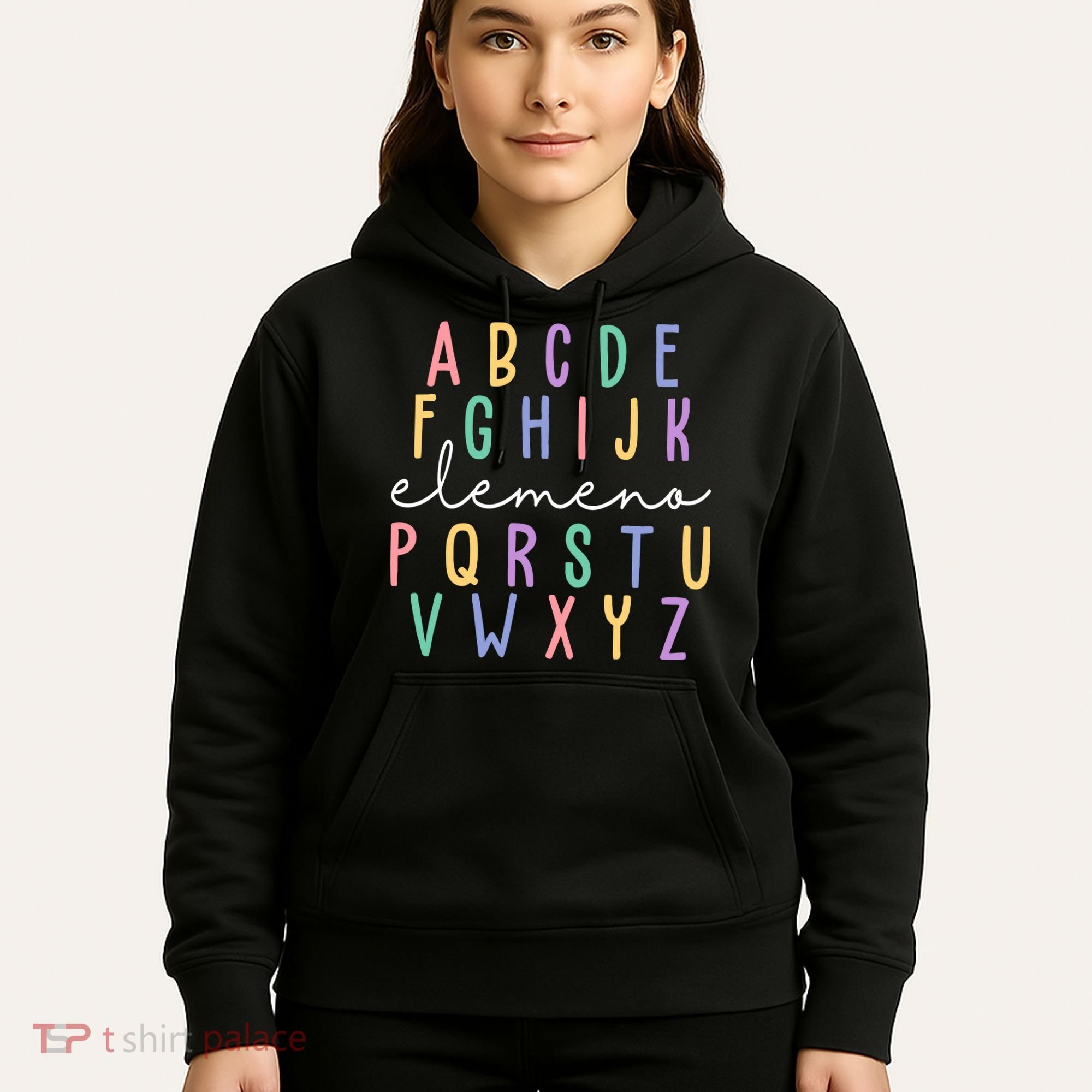 ABC ELEMENO Funny Alphabet Hoodie