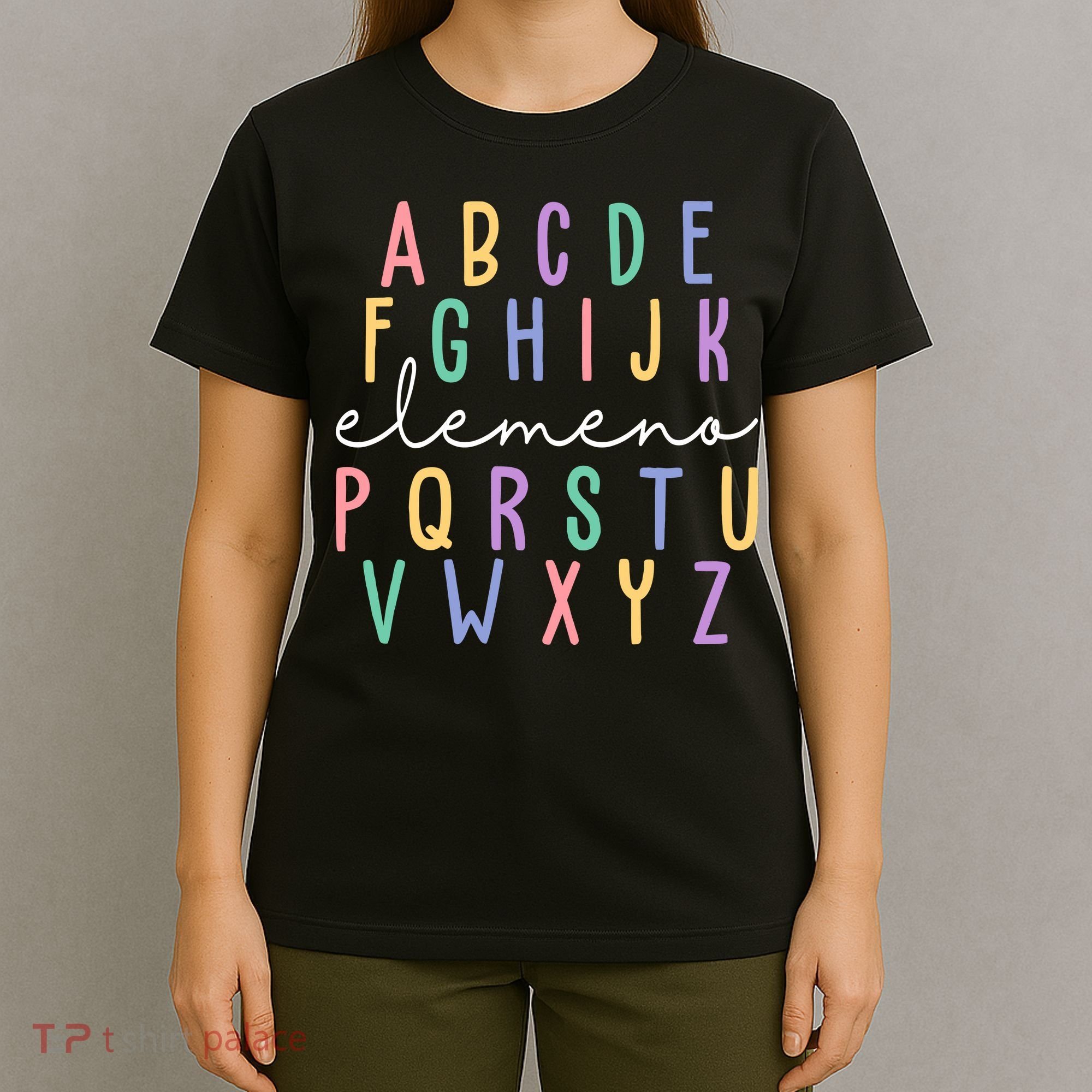 ABC ELEMENO Funny Alphabet T-Shirt