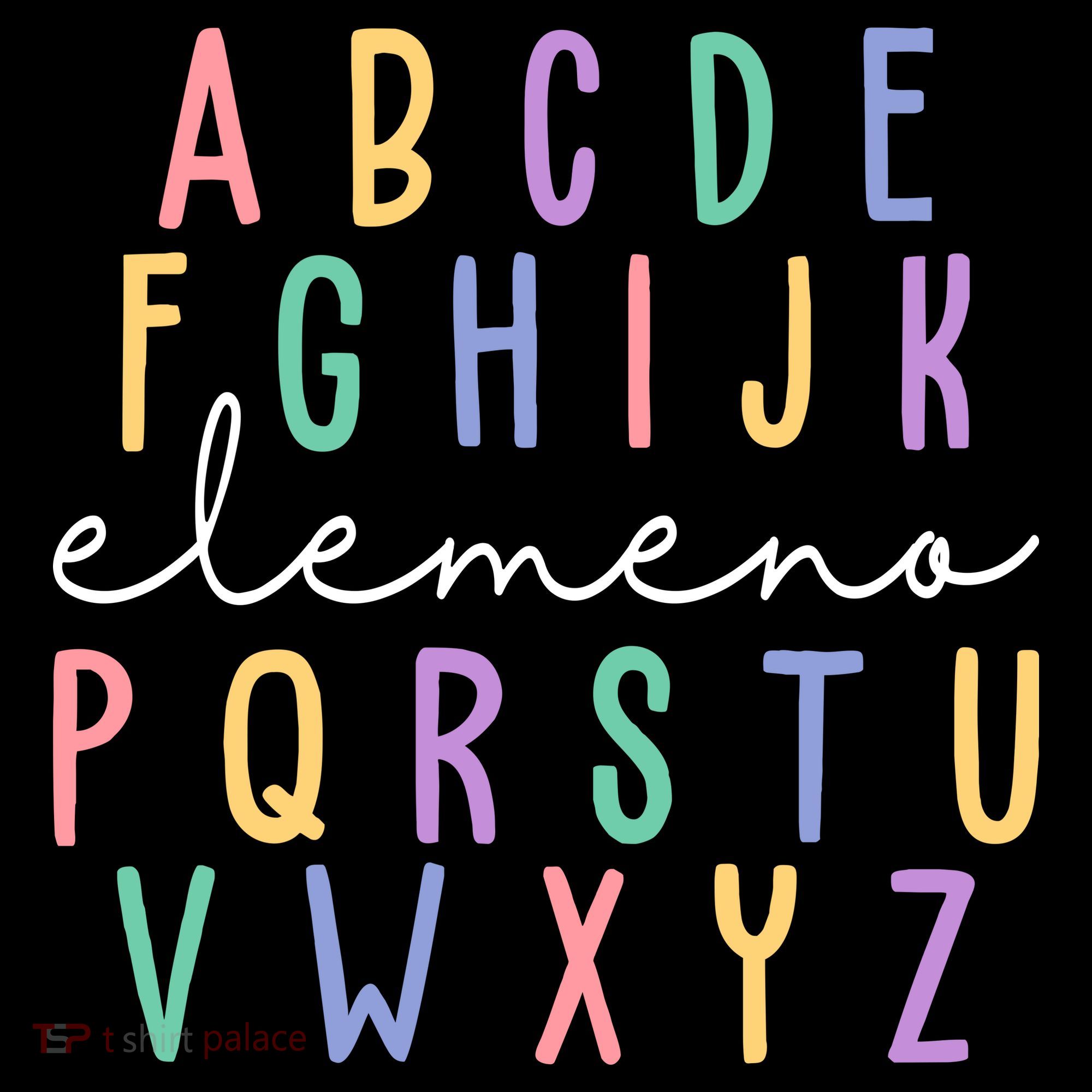 ABC ELEMENO Funny Alphabet Bucket Hat