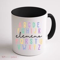 ABC ELEMENO Funny Alphabet Coffee Mug thumb 1