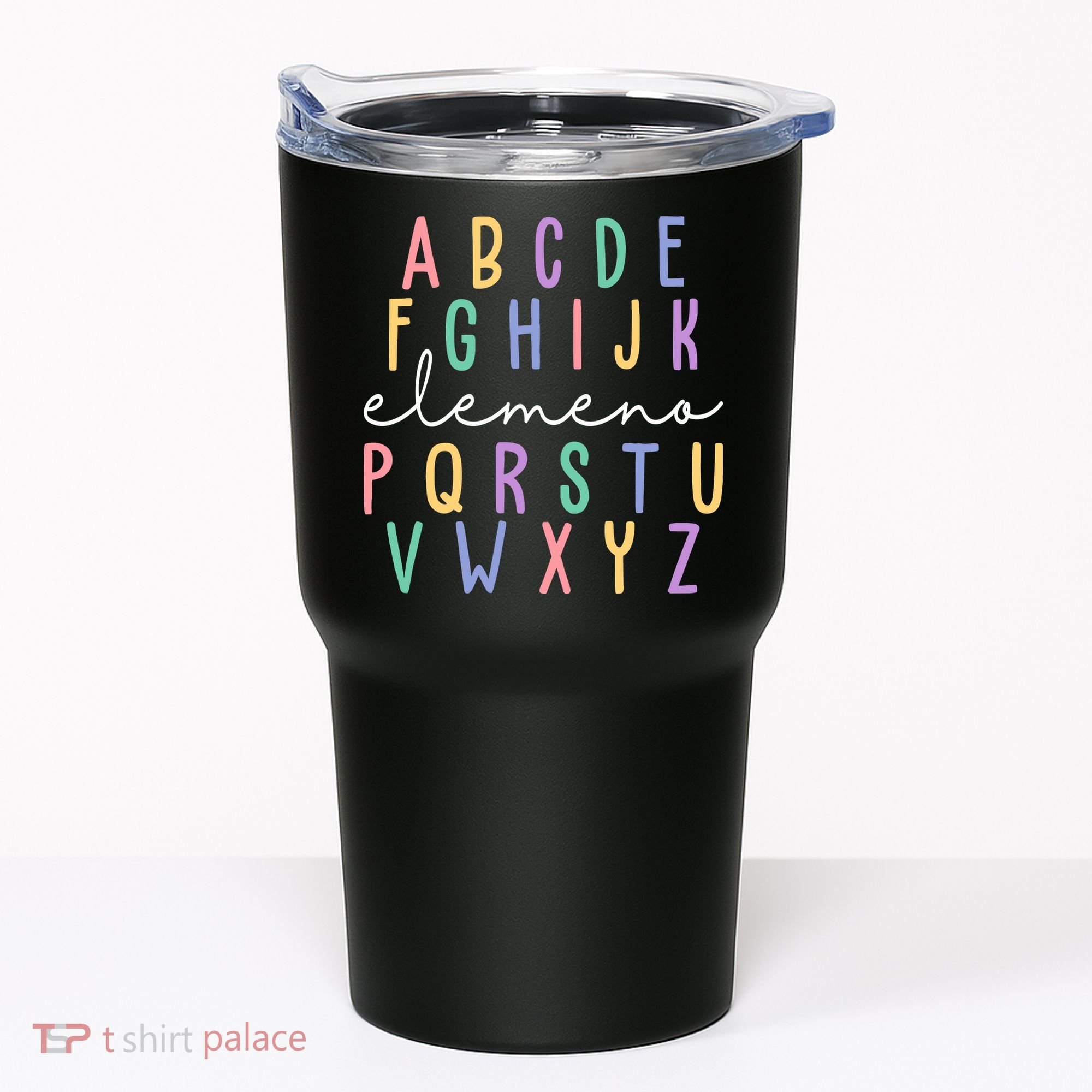 ABC ELEMENO Funny Alphabet Tumbler