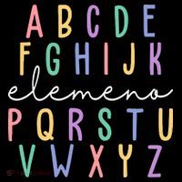 ABC ELEMENO Funny Alphabet Mousepad thumb 1
