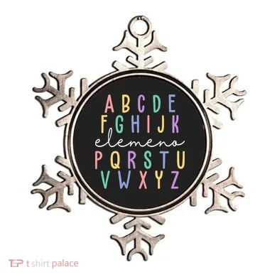 ABC ELEMENO Funny Alphabet Ornament