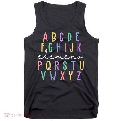 ABC ELEMENO Funny Alphabet Tank Top