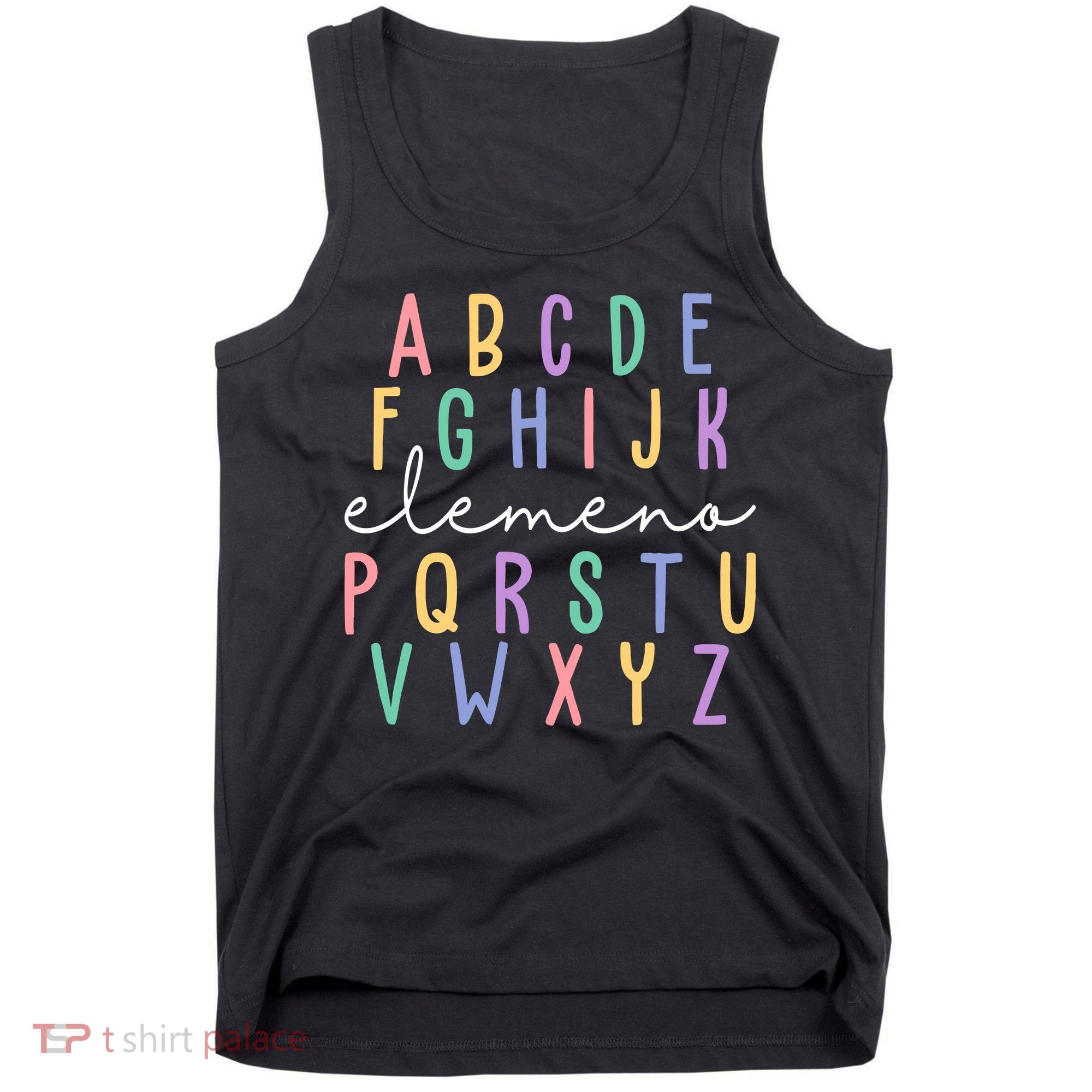 ABC ELEMENO Funny Alphabet Tank Top