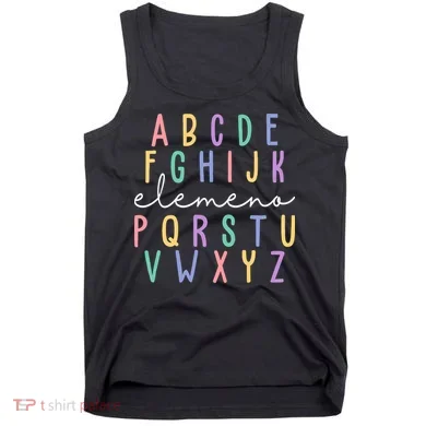 ABC ELEMENO Funny Alphabet Tank Top