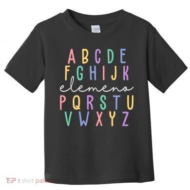 ABC ELEMENO Funny Alphabet Toddler T-Shirt