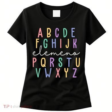ABC ELEMENO Funny Alphabet Women's T-Shirt
