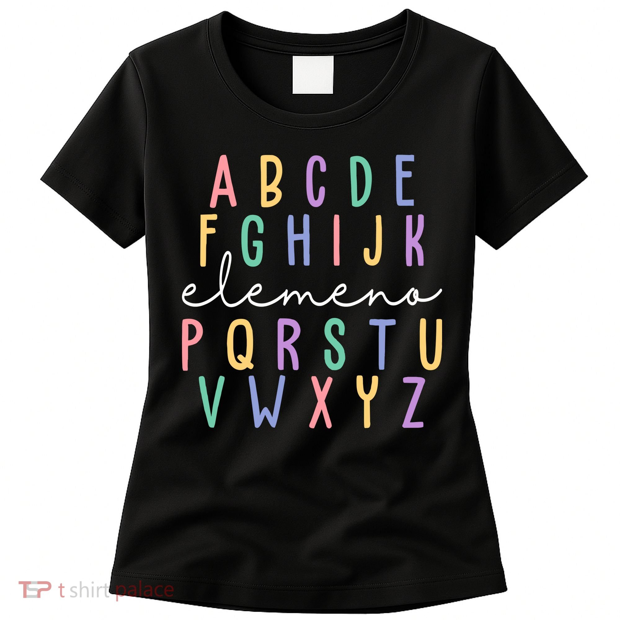 ABC ELEMENO Funny Alphabet Women's T-Shirt