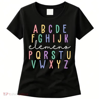 ABC ELEMENO Funny Alphabet Women's T-Shirt