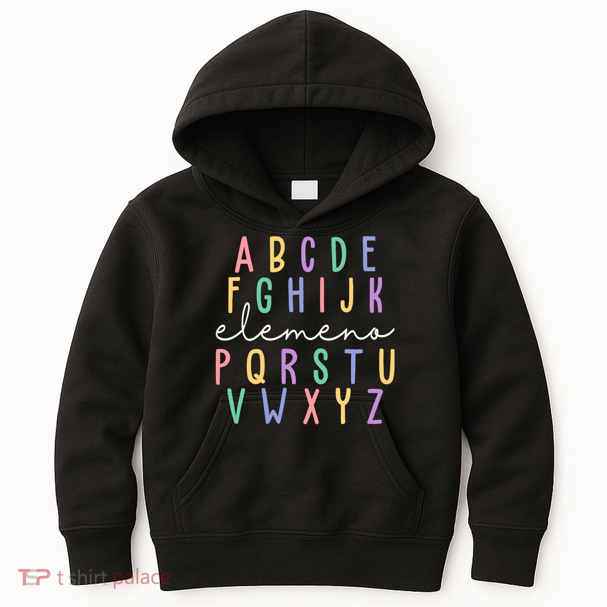 ABC ELEMENO Funny Alphabet Kids Hoodie