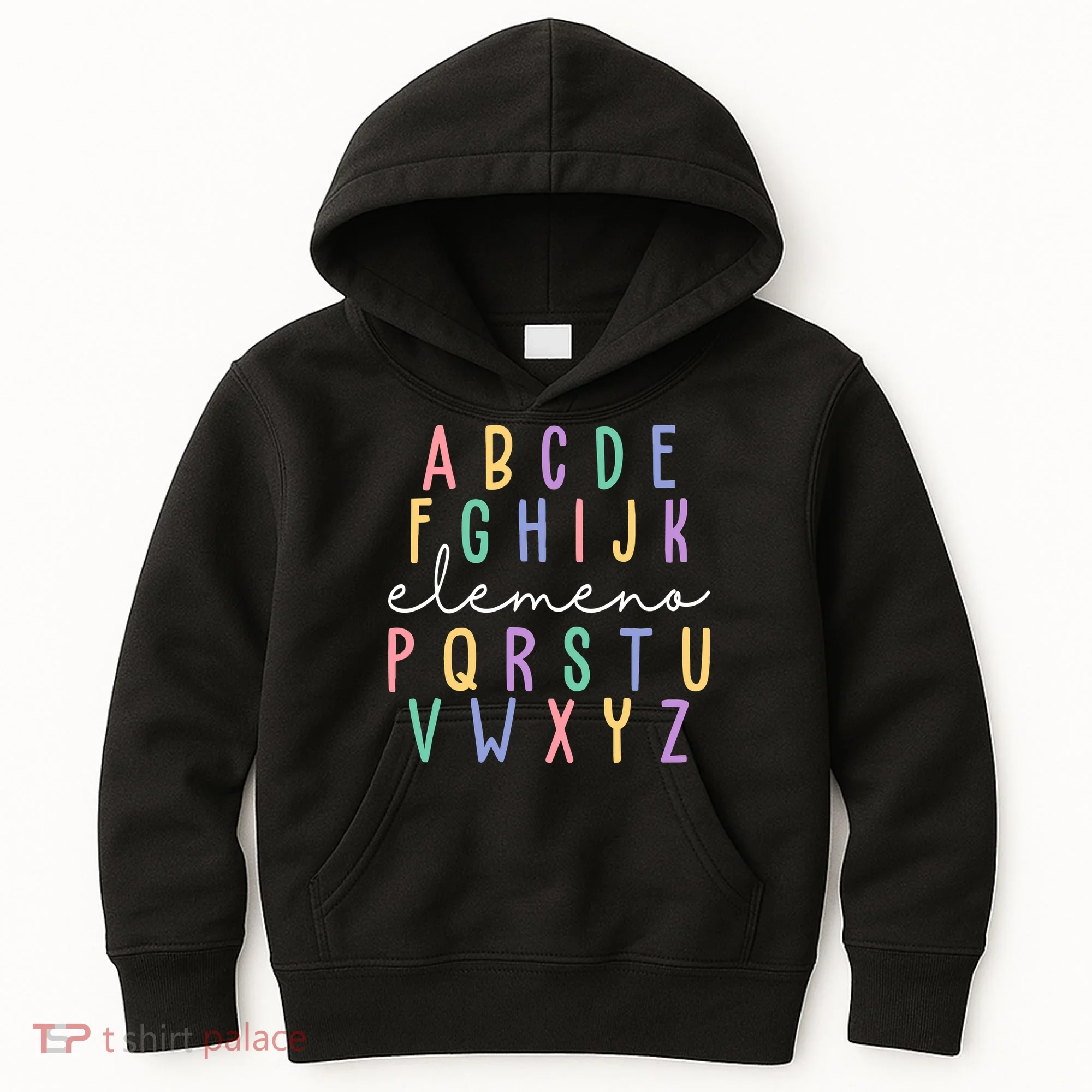 ABC ELEMENO Funny Alphabet Kids Hoodie