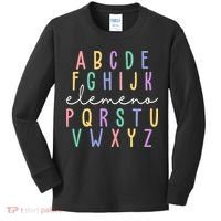 ABC ELEMENO Funny Alphabet Kids Long Sleeve Shirt thumb 0