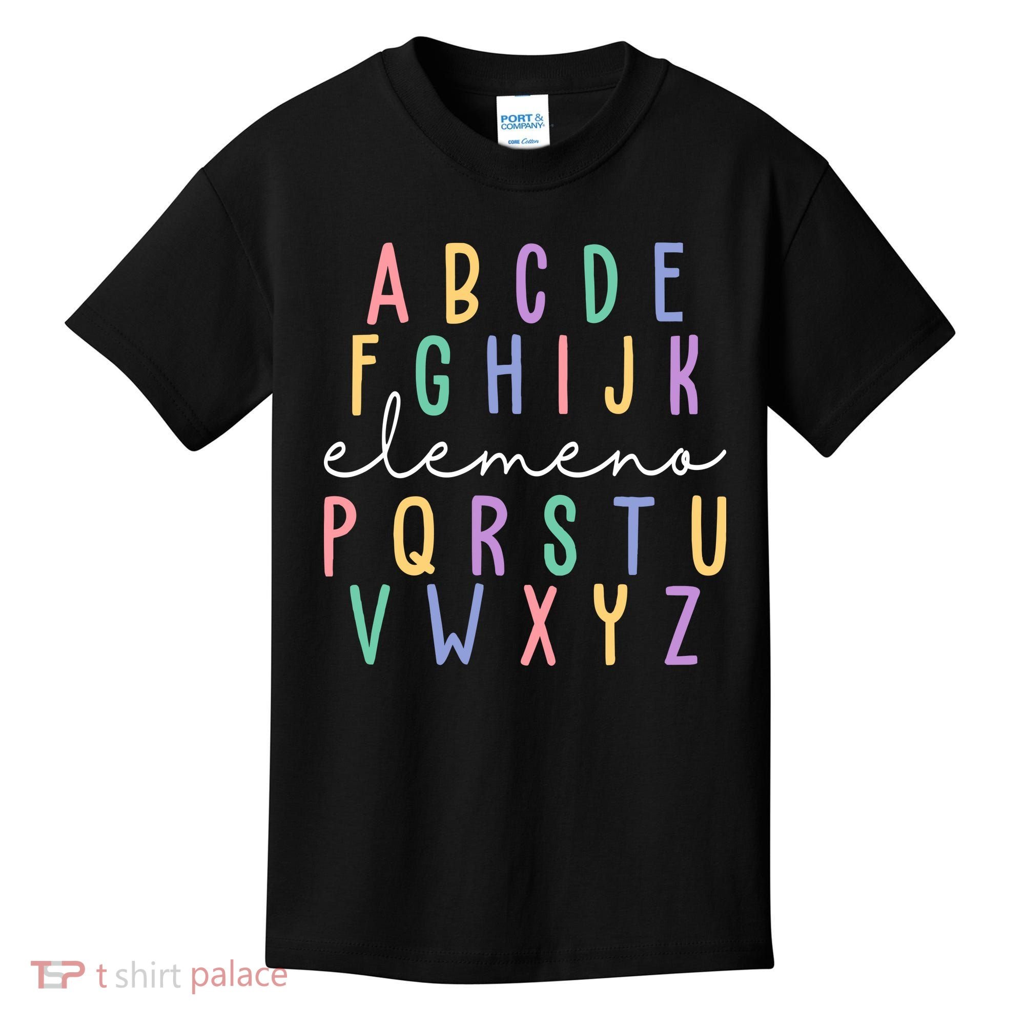 ABC ELEMENO Funny Alphabet Kids T-Shirt