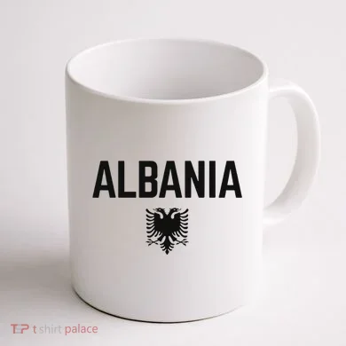 Albania Eagle Flag Coffee Mug back