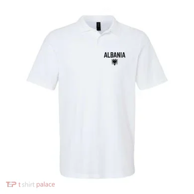 Albania Eagle Flag Polo