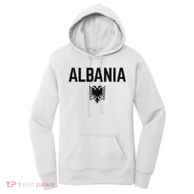 Albania Eagle Flag Women's Hoodie