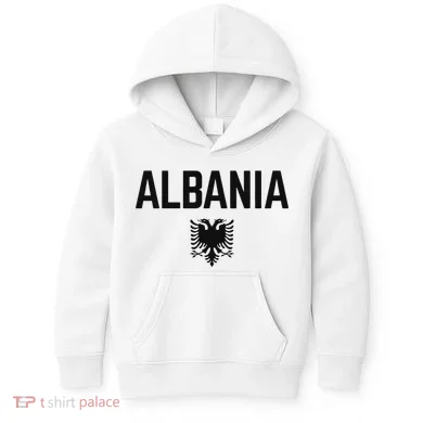 Albania Eagle Flag Kids Hoodie