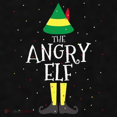 Angry Elf Family Matching Christmas Group Ladies PosiCharge Tri-Blend Wicking Tank