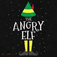 Angry Elf Family Matching Christmas Group Ladies PosiCharge Tri-Blend Wicking Tank thumb 2