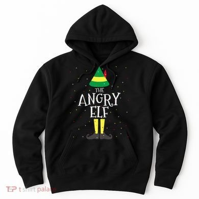 Angry Elf Family Matching Christmas Group Hoodie