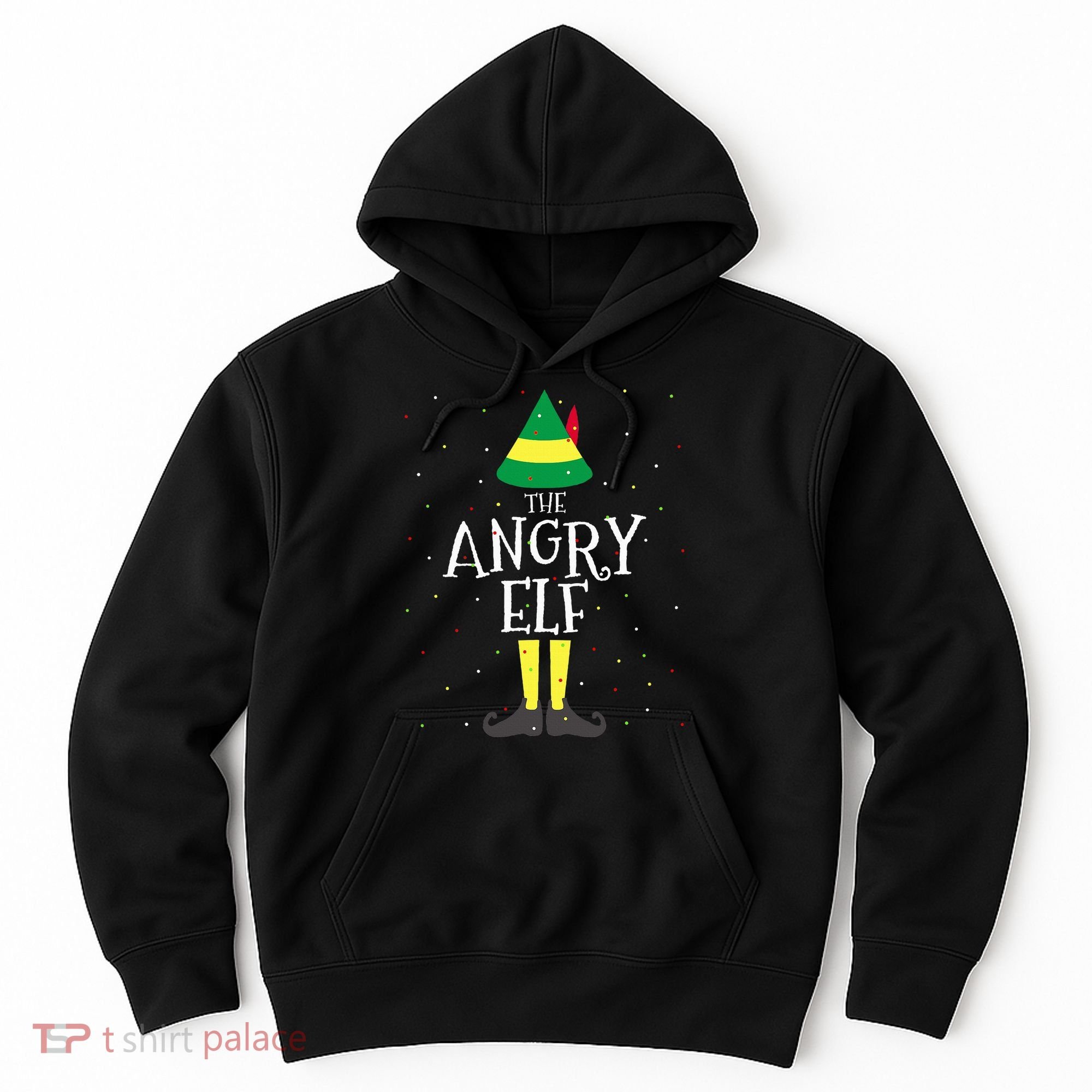 Angry Elf Family Matching Christmas Group Hoodie