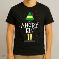 Angry Elf Family Matching Christmas Group T-Shirt thumb 3