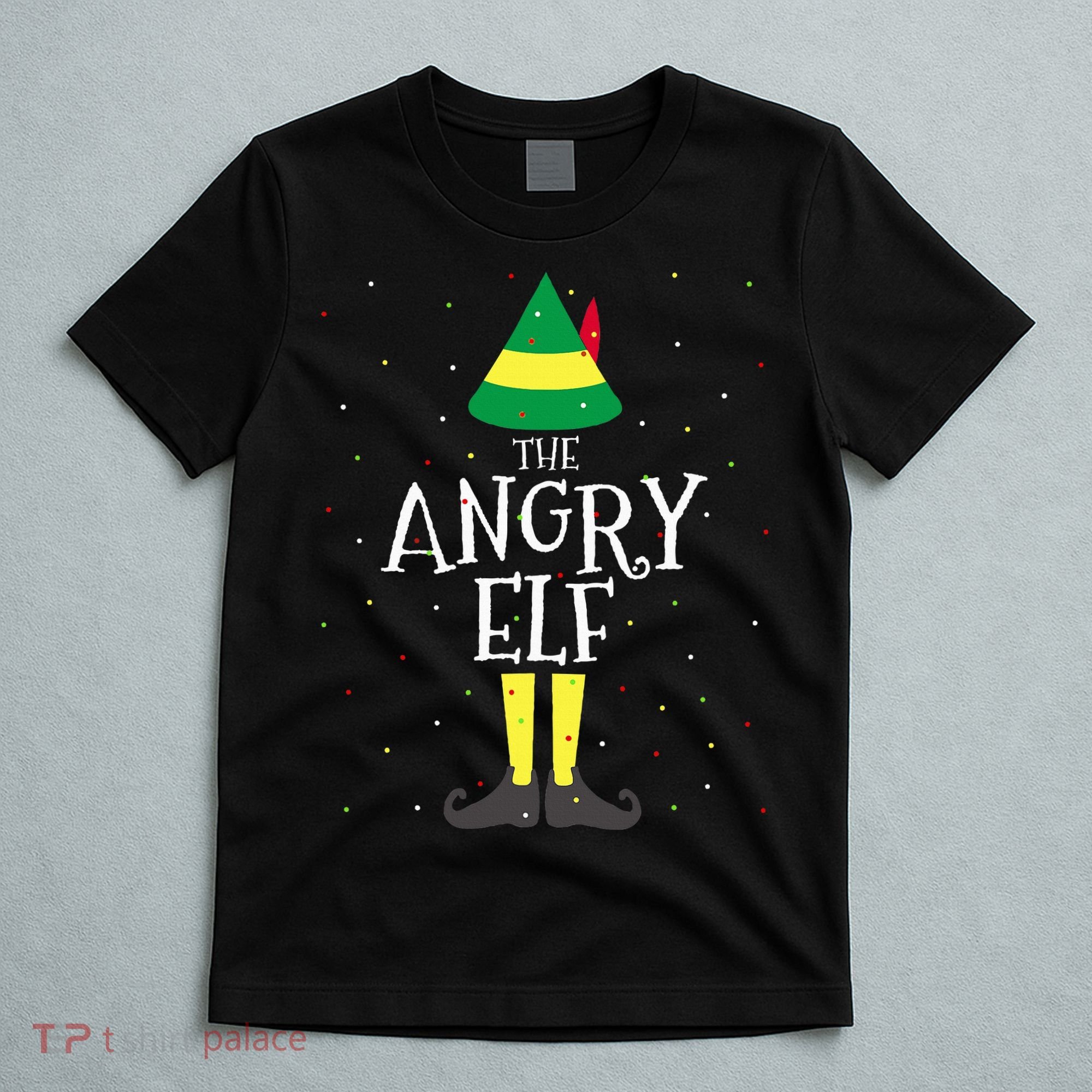 Angry Elf Family Matching Christmas Group T-Shirt