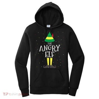 Angry Elf Family Matching Christmas Group Women's Hoodie