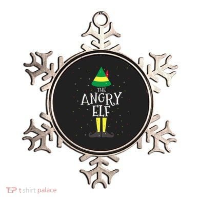 Angry Elf Family Matching Christmas Group Ornament