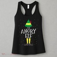 Angry Elf Family Matching Christmas Group Women's Tank Top thumb 3