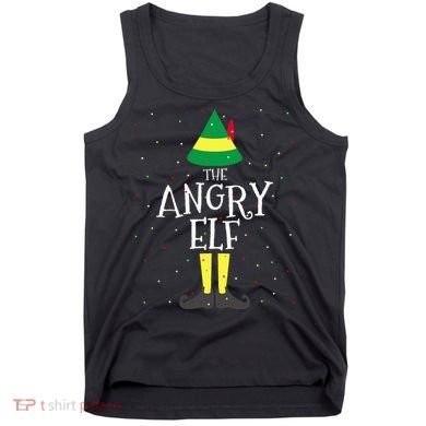 Angry Elf Family Matching Christmas Group Tank Top