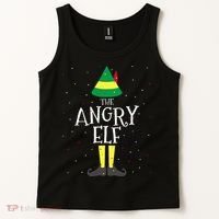 Angry Elf Family Matching Christmas Group Tank Top thumb 2