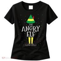 Angry Elf Family Matching Christmas Group Women's T-Shirt thumb 0