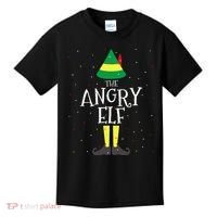 Angry Elf Family Matching Christmas Group Kids T-Shirt thumb 0